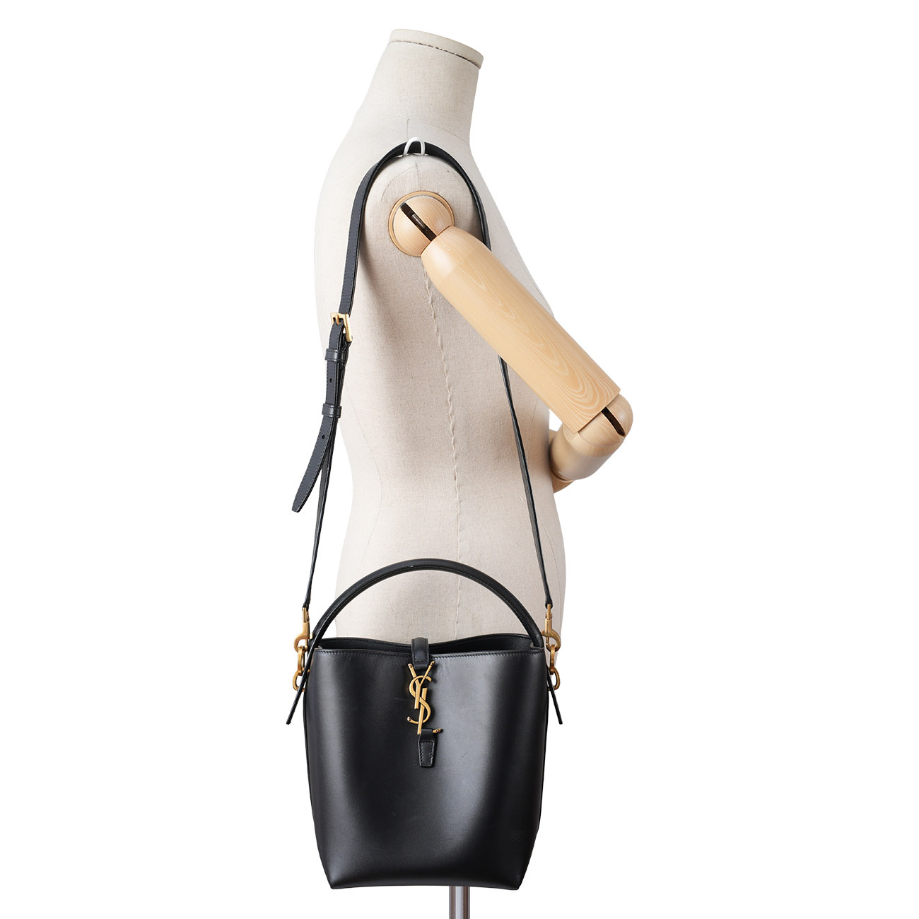 YVES SAINT LAURENT(USED)생로랑 749036 르37 스몰 레더 토트겸 숄더백